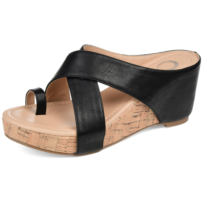 Journee Rayna Womens' Tru Comfort Wedge Heel Sandals