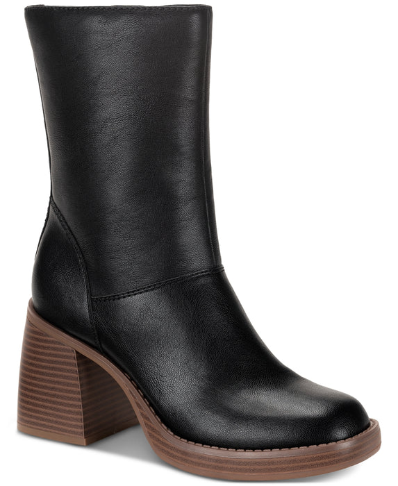 Sun + Stone Aleenn Dress Booties, Created for Macy's - Walnut