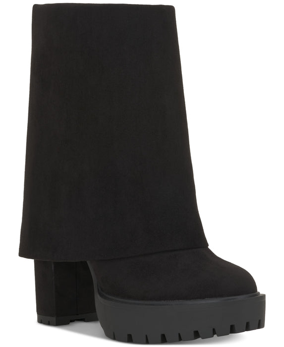 INC Women's Acelina Fold-Over Cuffed Dress Booties