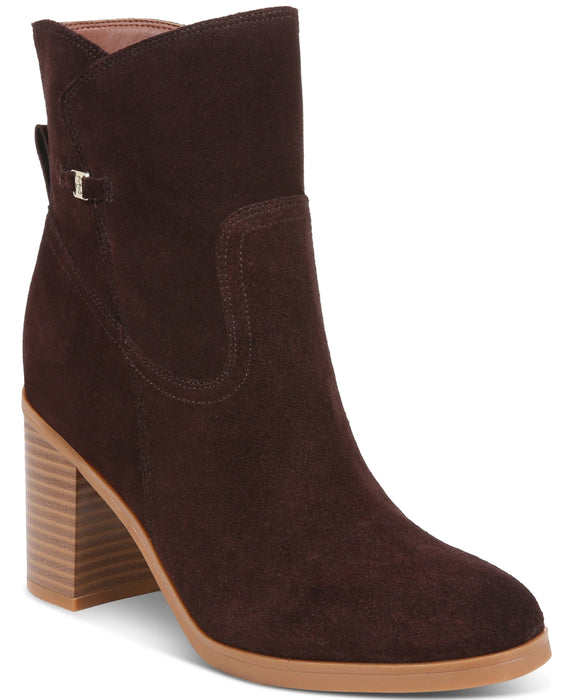 Giani Bernini Olaa Dress Ankle Booties, Created for Macy's - Cocoa Suede