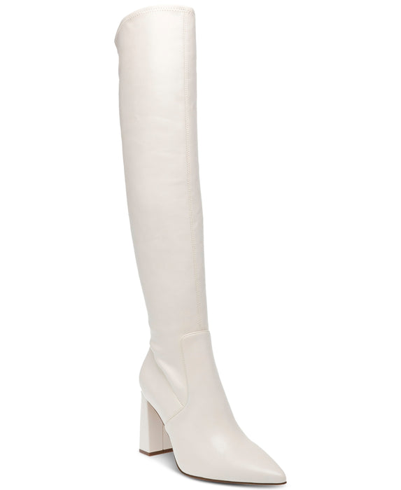 Wild Pair Eileene Pointed-Toe Block-Heel Over-the-Knee Boots