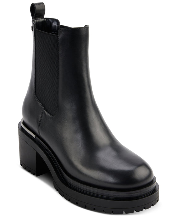 DKNY Women's Patria Chelsea Boots, Black, 9