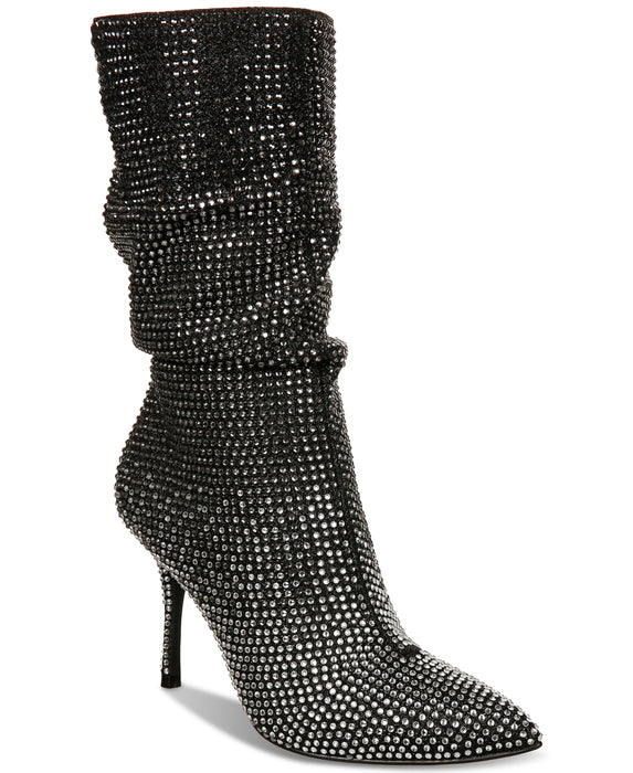 Thalia Sodi Women's Raquell Slouch Pointed-Toe Embellished Dress Boots
