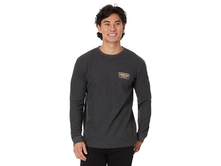 Quiksilver Adrenaline Spike Long Sleeve Thermal Charcoal Heather SM