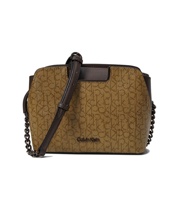 Calvin Klein Finley Crossbody Khaki/Brown/Java/Cornstalk One Size