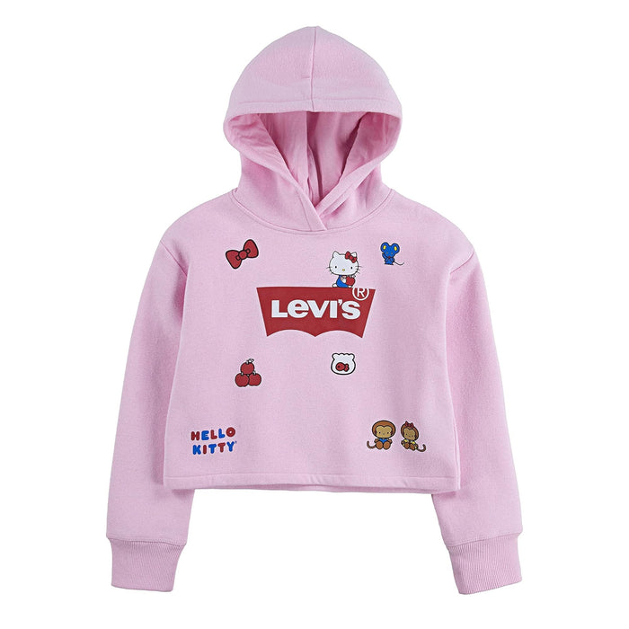 Levis Baby Girls Hello Kitty High Rise Hoodie Pink Toddler 2T