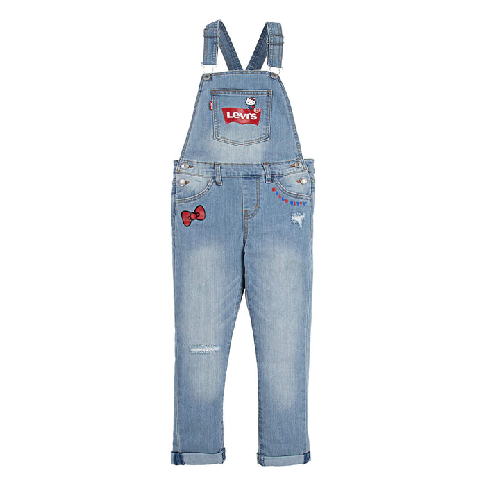 Levis Baby Girls Hello Kitty Denim Overalls Toddler 2T