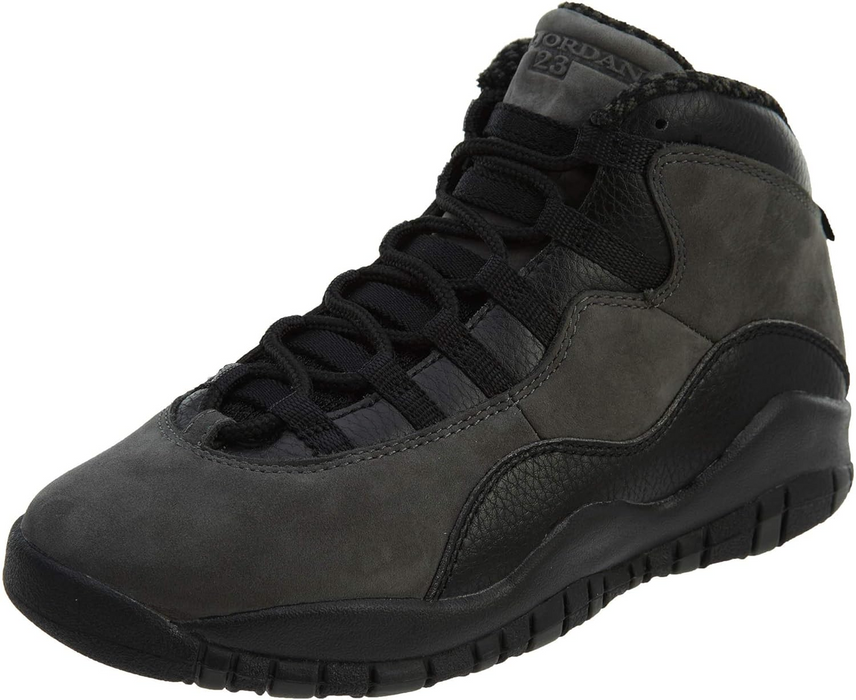 Jordan Nike Kids Air 10 Retro GS, Black, 4.5Y