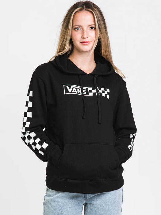 Vans Womens' Super Fun Boyfriend Hoodie, Black, L