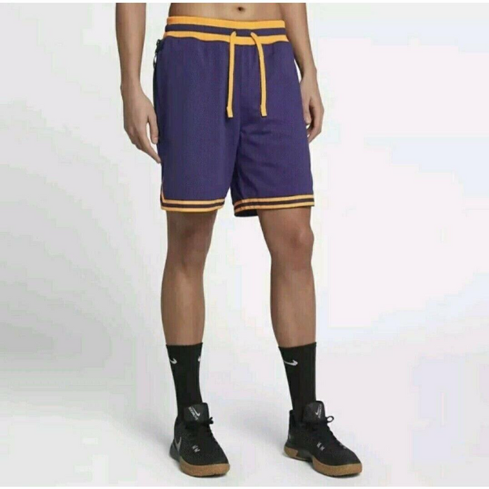 Nike Mens' DNA Double Mesh Shorts, LA Lakers, 2XL