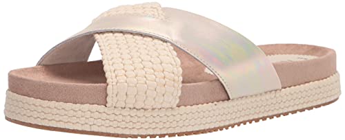 TOMS Women's Paloma Sandal, Silver, 6