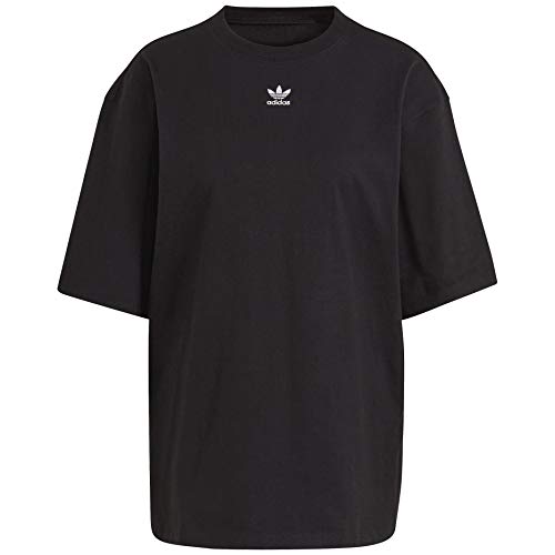 adidas Originals womens Adicolor Essentials Tee Shirt, Black, Medium US