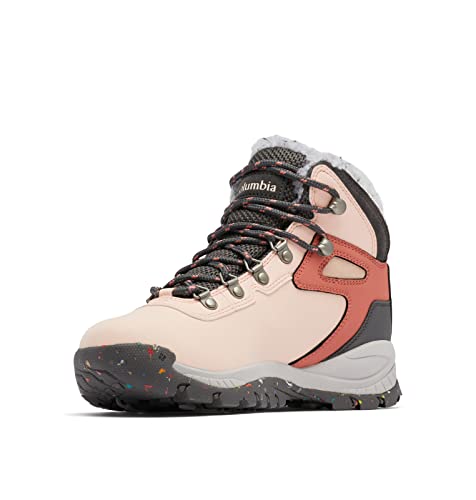 Columbia Women's Newton Ridge Plus Omni Heat, Peach Blossom/Dark Grey, 6