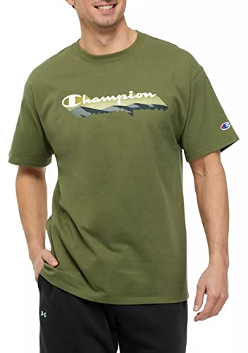 Champion Classic Graphic T-Shirt, Cargo Olive II, Small