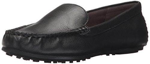 Aerosoles Women's Over Drive Loafer, Black Leather, 9 M US