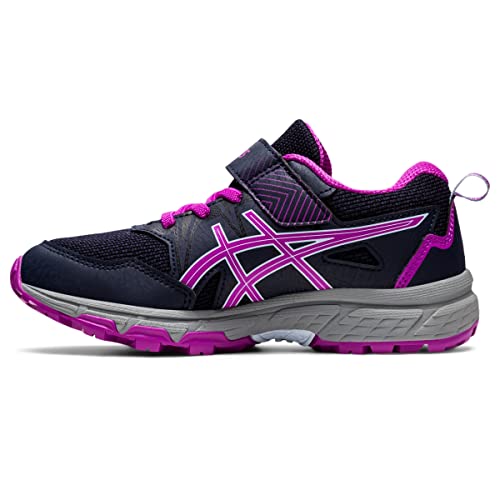 ASICS Kid's PRE Venture 8 Running Shoes, 11 Little Kid, Midnight/Orchid