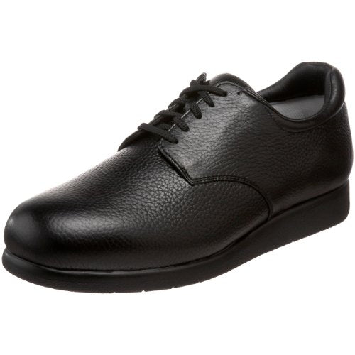 Drew Shoe Men's Doubler, Black Pebble Leather 12 4E US