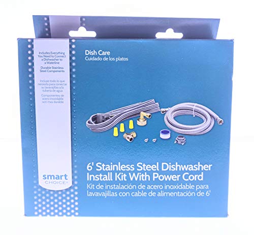 Smart Choice - 6' Deluxe Dishwasher Install Kit - Multi