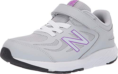 New Balance Kids' 519 V1 Core Silver, 7 Big Kid