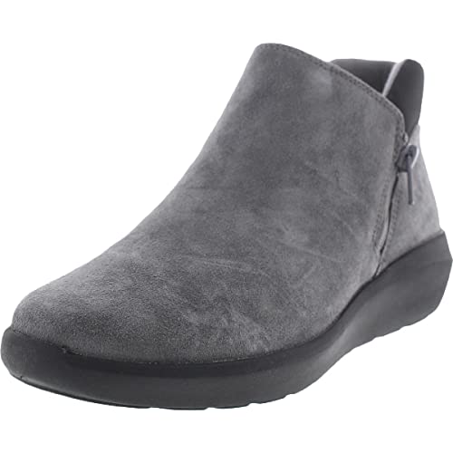 Clarks Kayleigh Mid Womens Boot 95 BM US Dark GreySuede