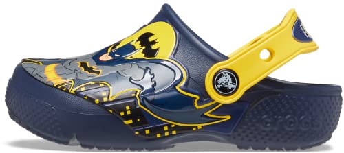 Crocs Kids' Superhero Clog , Batman/Navy, 11 Little Kid