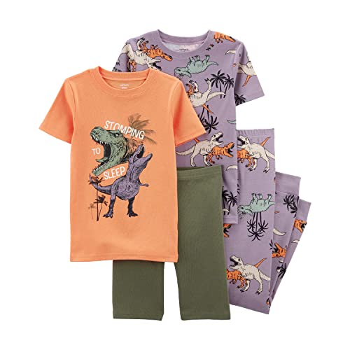 Carter's Boy's 4 Piece Cotton Snug fit Pajama Set