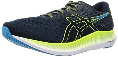 ASICS Men's Evoride 2 Running Shoes, 11.5 US M, French Blue/Hazard Green