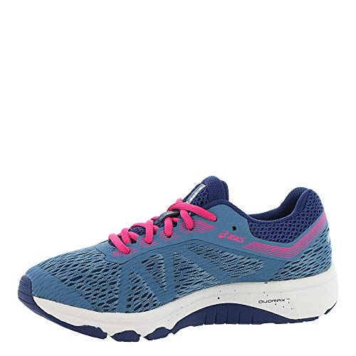 ASICS Kids' GT-1000 7 GS Running Shoe, Azure/Fuschia Purple - 6.5 Big Kid