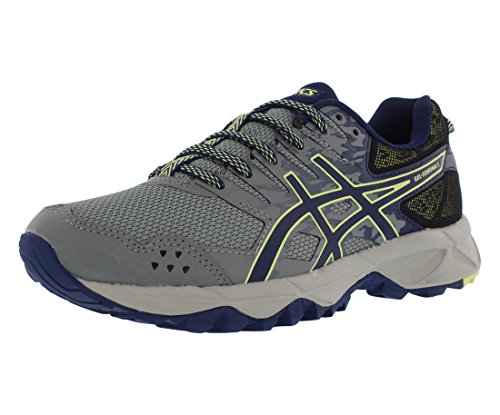 ASICS Women's Gel-Sonoma 3, Grey/Blue/Lime, 6 B(M) US M