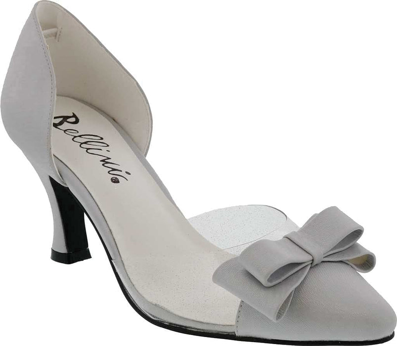 Bellini Cupcake Women's Bow Accent Closed-Toe 3 Inch D'Orsay Heel 7 M US