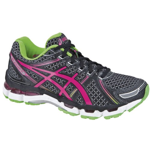 ASICS Women's Gel Kayano 19 Running Shoes - noir/rose - 6 US M