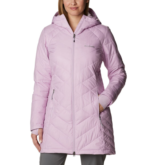 Columbia Women's Heavenly Long Hooded Jacket, Aura, Small