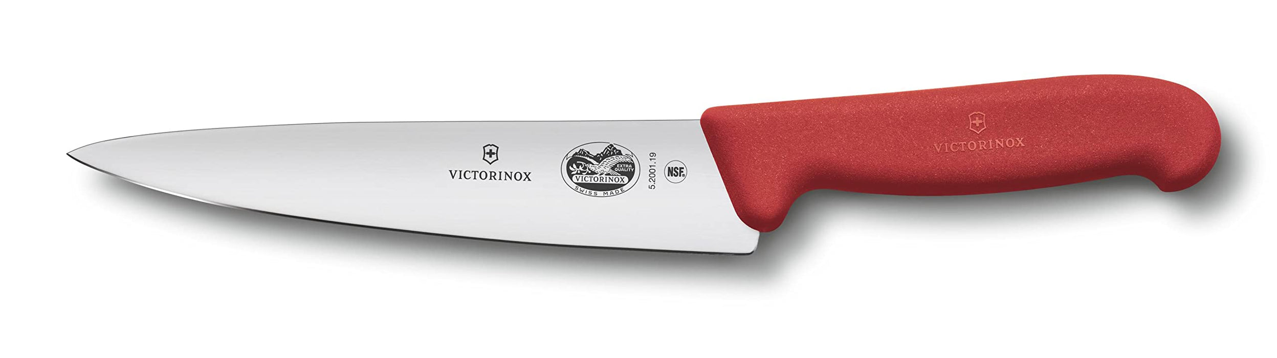 Victorinox 5.2001.19 Carving Knife, Stainless Steel, Red, 19 cm