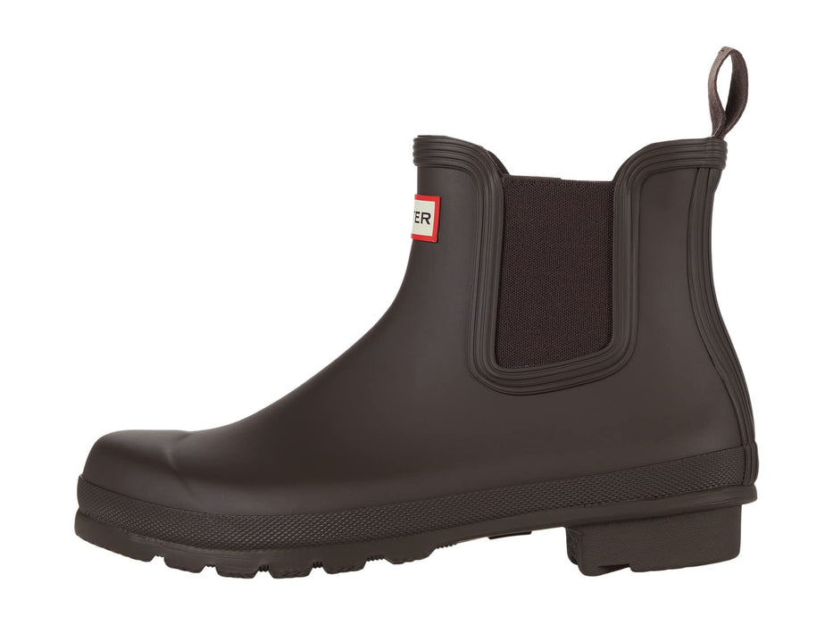 Hunter Footwear Women's Original Chelsea Rain Boot, Bitter Choc Brown, 5