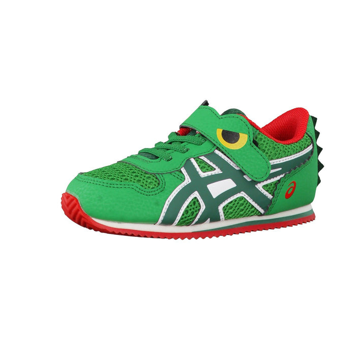 ASICS Toddler Animal Pack Croc Shoe - Green/Red, 5 Big Kid