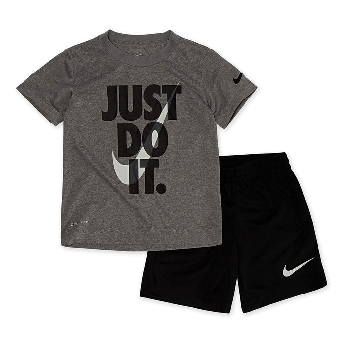 Nike Boy`s Dri-Fit T-Shirt & Shorts 2 Piece Set